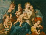 Floris van Dijck Caritas oil painting